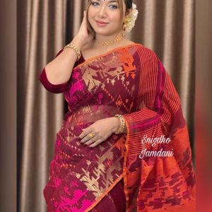 Merun Colour Jamdani