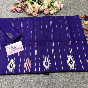 Purple Jamdani